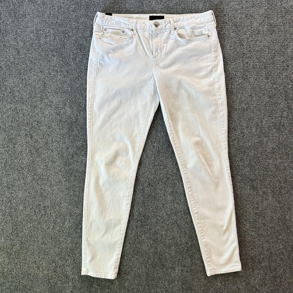 Vince Dylan Skinny Jeans Mens 32x30 Optic‎ White Slim Stretch Denim USA